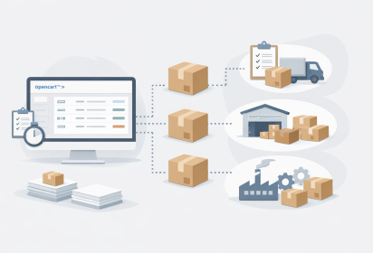 Разделение заказов по партиям и поставщикам в OpenCart
