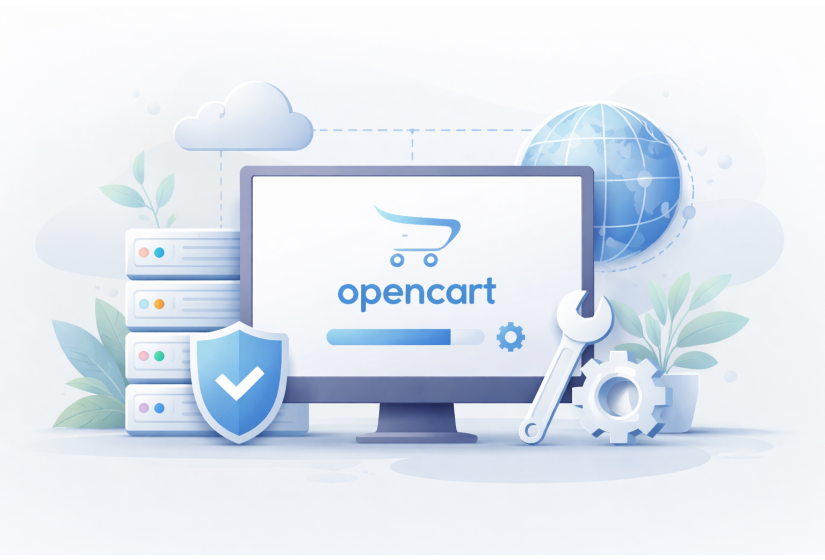 Установка OpenCart на хостинг