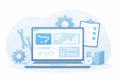 Первичная настройка OpenCart