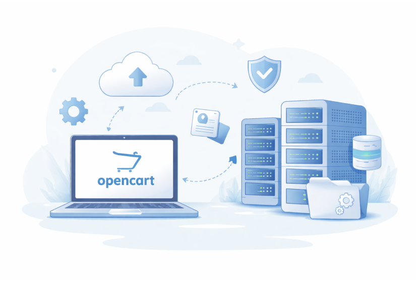 Перенос сайта OpenCart на другой хостинг