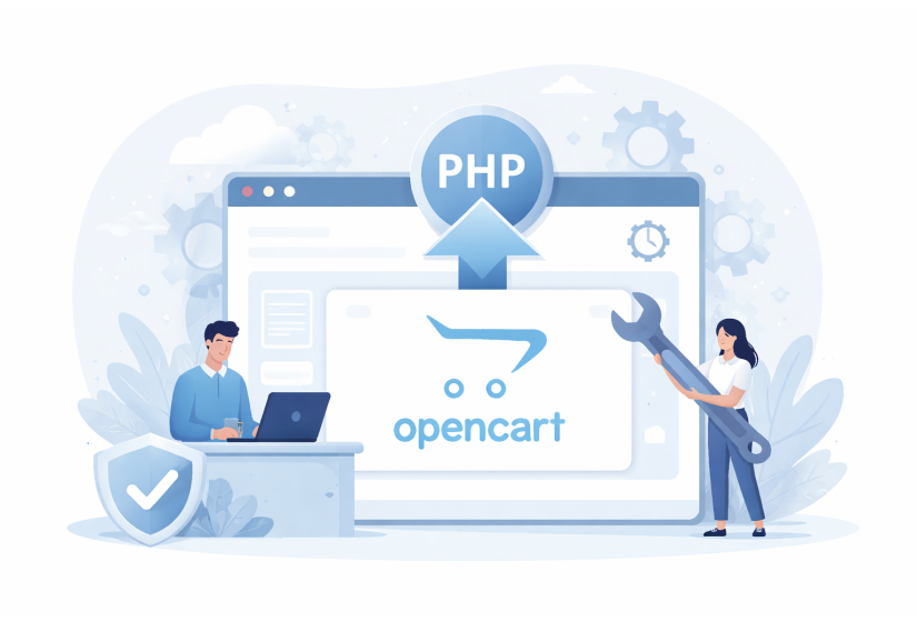 Обновление PHP для OpenCart