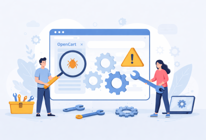 Исправление ошибок после обновления OpenCart
