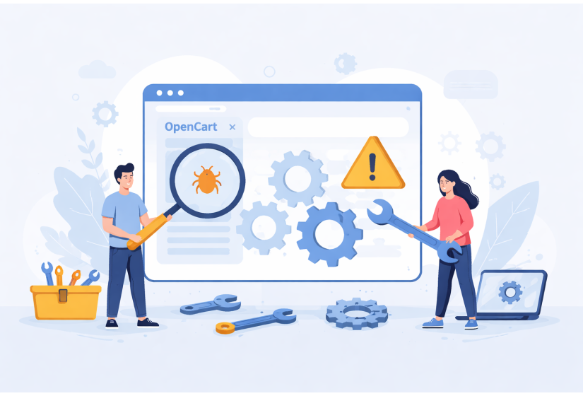 Исправление ошибок после обновления OpenCart