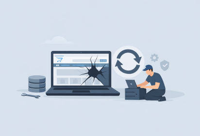 Восстановление сайта OpenCart