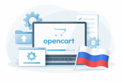 Установка русской версии OpenCart