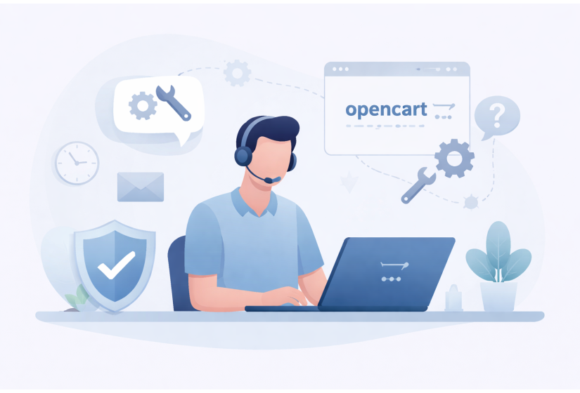 Техническая поддержка OpenCart