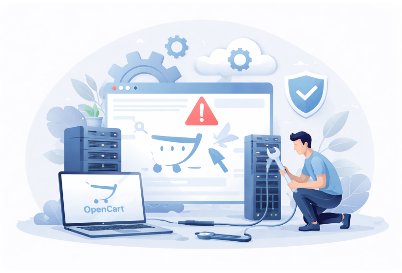 Восстановление после сбоев OpenCart