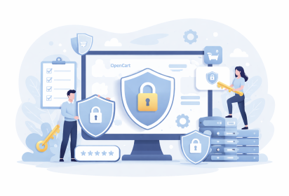 Настройка прав доступа и безопасности OpenCart