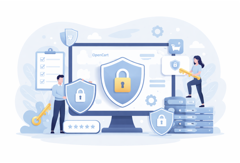 Настройка прав доступа и безопасности OpenCart