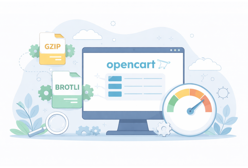 Настройка GZIP и Brotli OpenCart