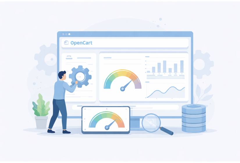 Устранение медленной работы админки OpenCart