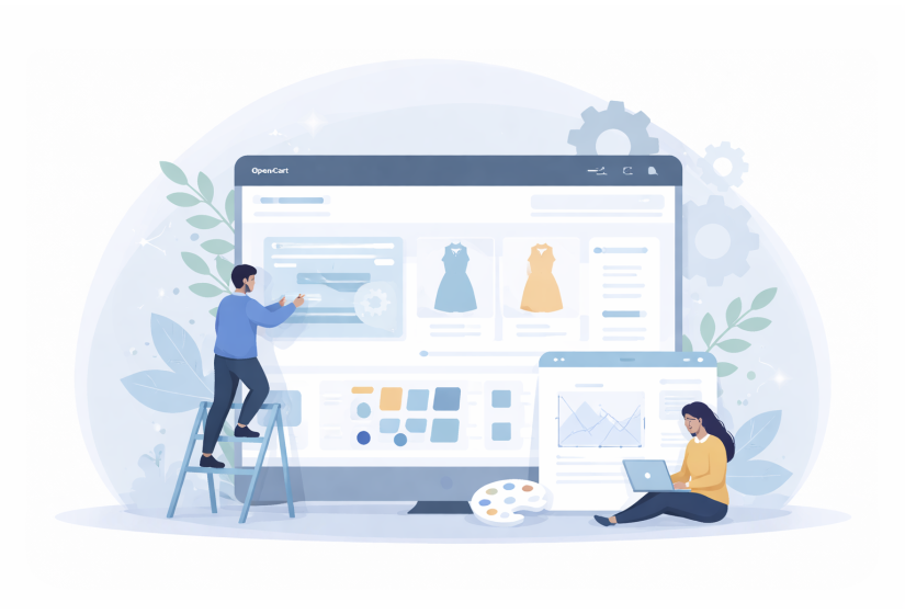 Адаптация шаблона OpenCart