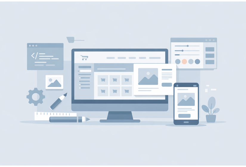 Вёрстка страниц для OpenCart