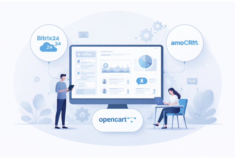 Интеграция с CRM (Bitrix24, AmoCRM)